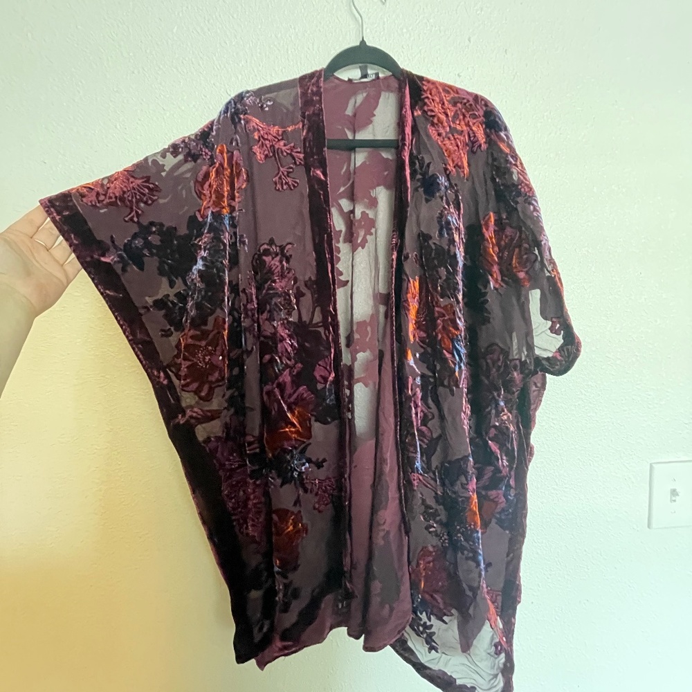 Velvet kimono